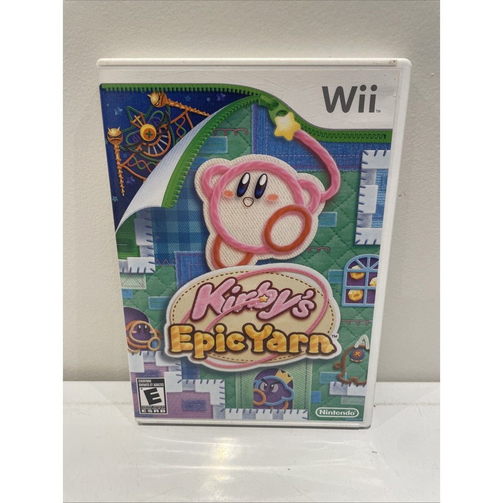 Kirby's Epic Yarn (Nintendo Wii) Complete CIB | Tested